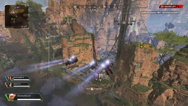 Как быстро приземлиться в Apex Legends Как быстро приземлиться в Apex Legends