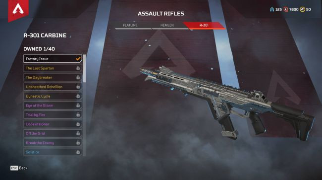 Apex Legends характеристики оружия, Штурмовые винтовки Apex Legends характеристики оружия, Штурмовые винтовки