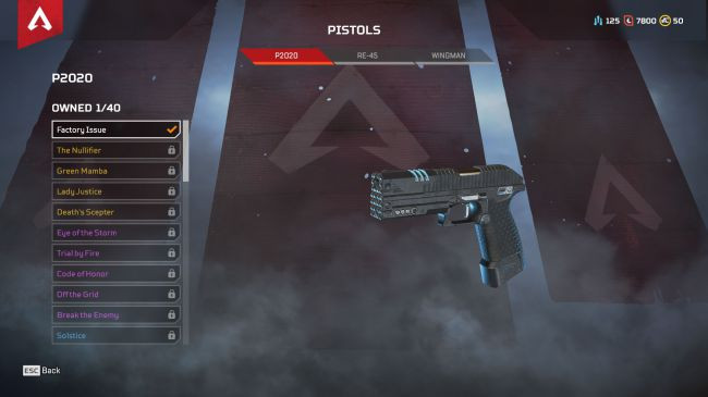 Apex Legends характеристики оружия, Пистолеты Apex Legends характеристики оружия, Пистолеты