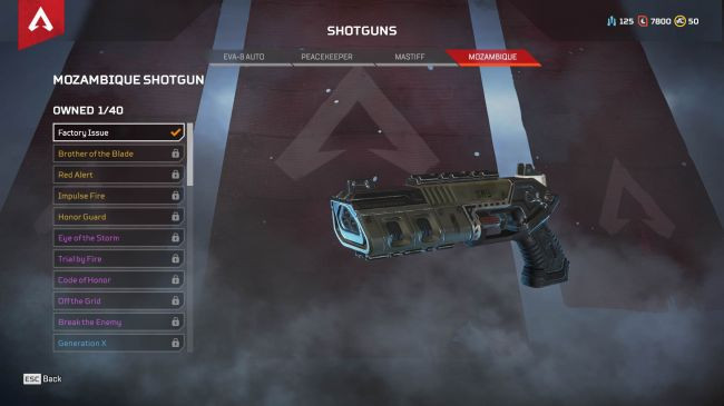 Apex Legends характеристики оружия, Дробовики Apex Legends характеристики оружия, Дробовики