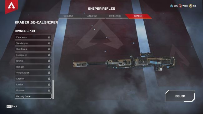 Apex Legends характеристики оружия, Крабер (Kraber .50-Cal Sniper) Apex Legends характеристики оружия, Крабер (Kraber .50-Cal Sniper)